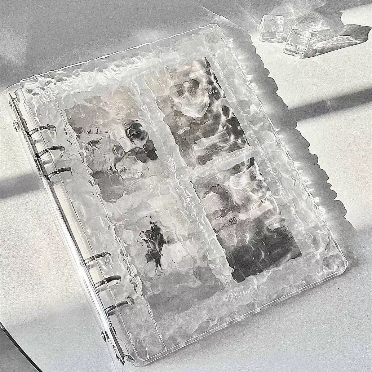 Photo Album - Contains 40 Transparent Pages - Ribbed Acrylic - 1 Pack - Image 3