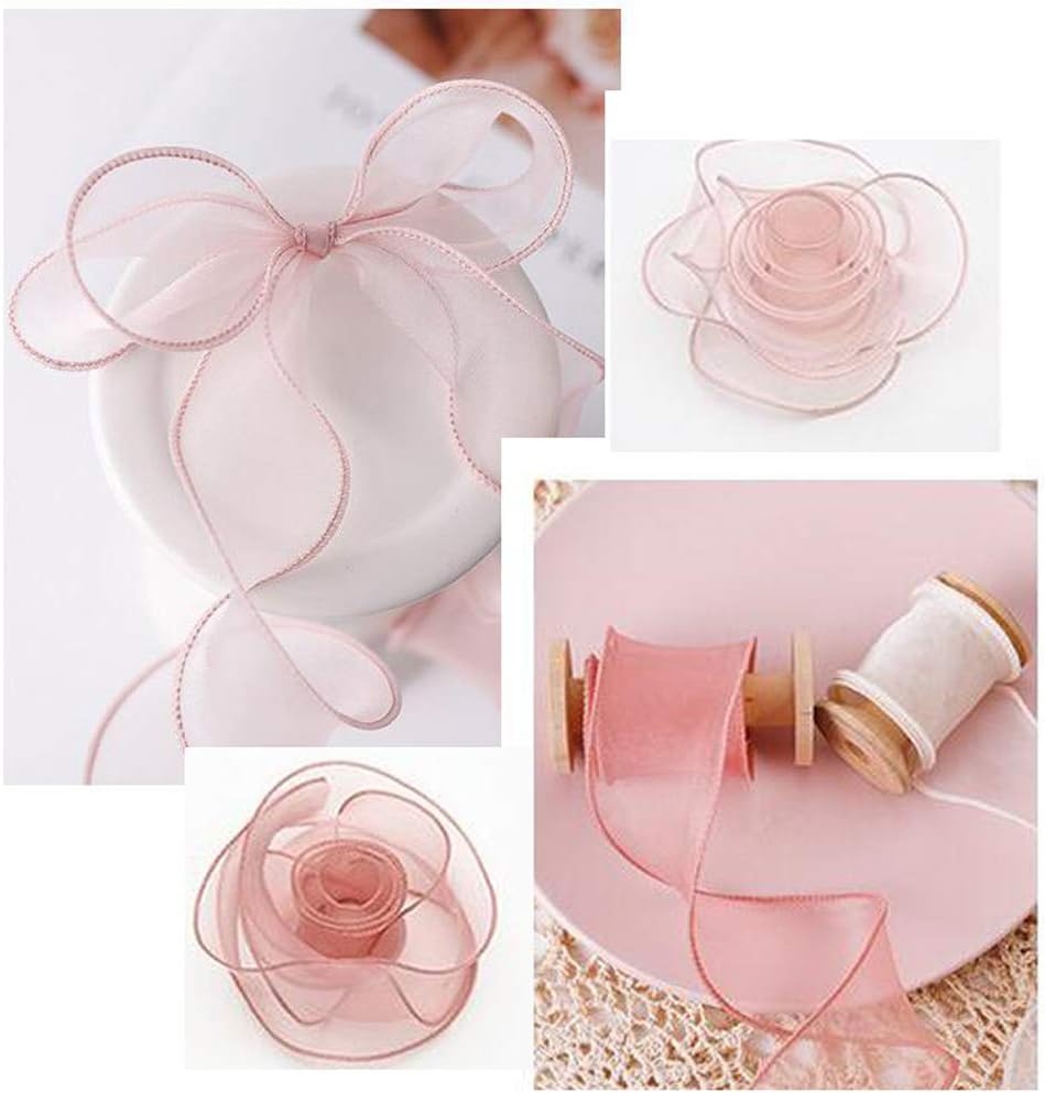 Gift ribbon - Gift wrapping ribbon - 40 m long - Pink ribbon - 1 pack - Image 3