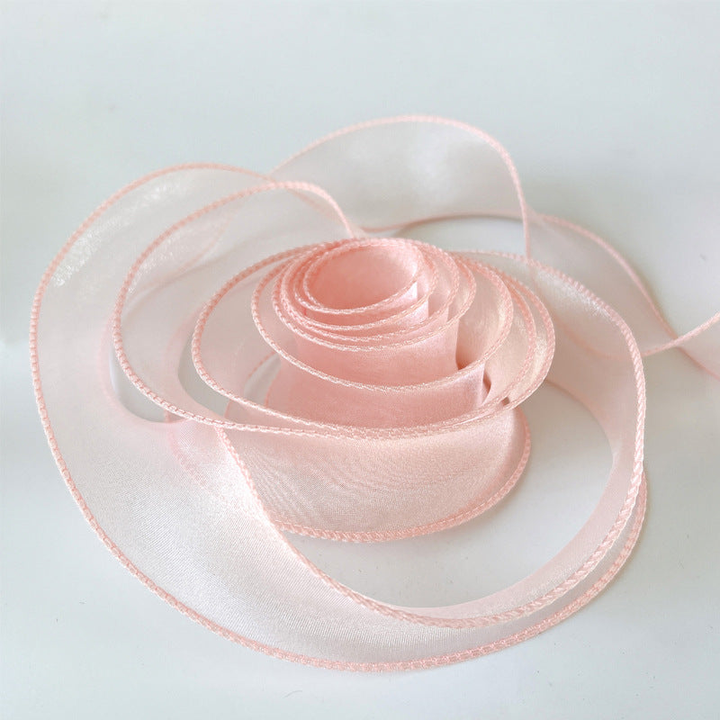 Gift ribbon - Gift wrapping ribbon - 40 m long - Pink ribbon - 1 pack - Image 4