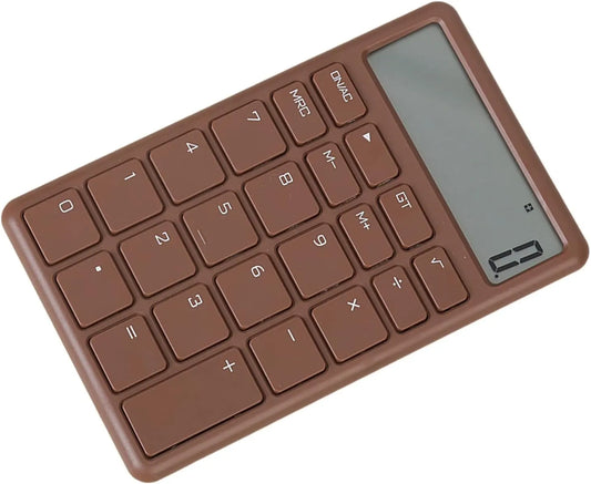 Calculator - with LCD display - Portable - Silent - Brown - 1 pack - Image 4