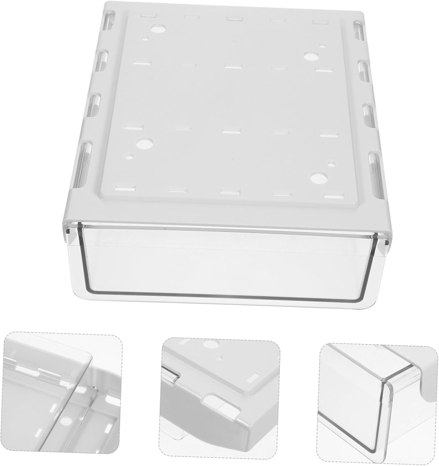 Under Desk Storage Box - Hidden Drawer - No Punching - Large Capacity - 1 Pack - Image 2