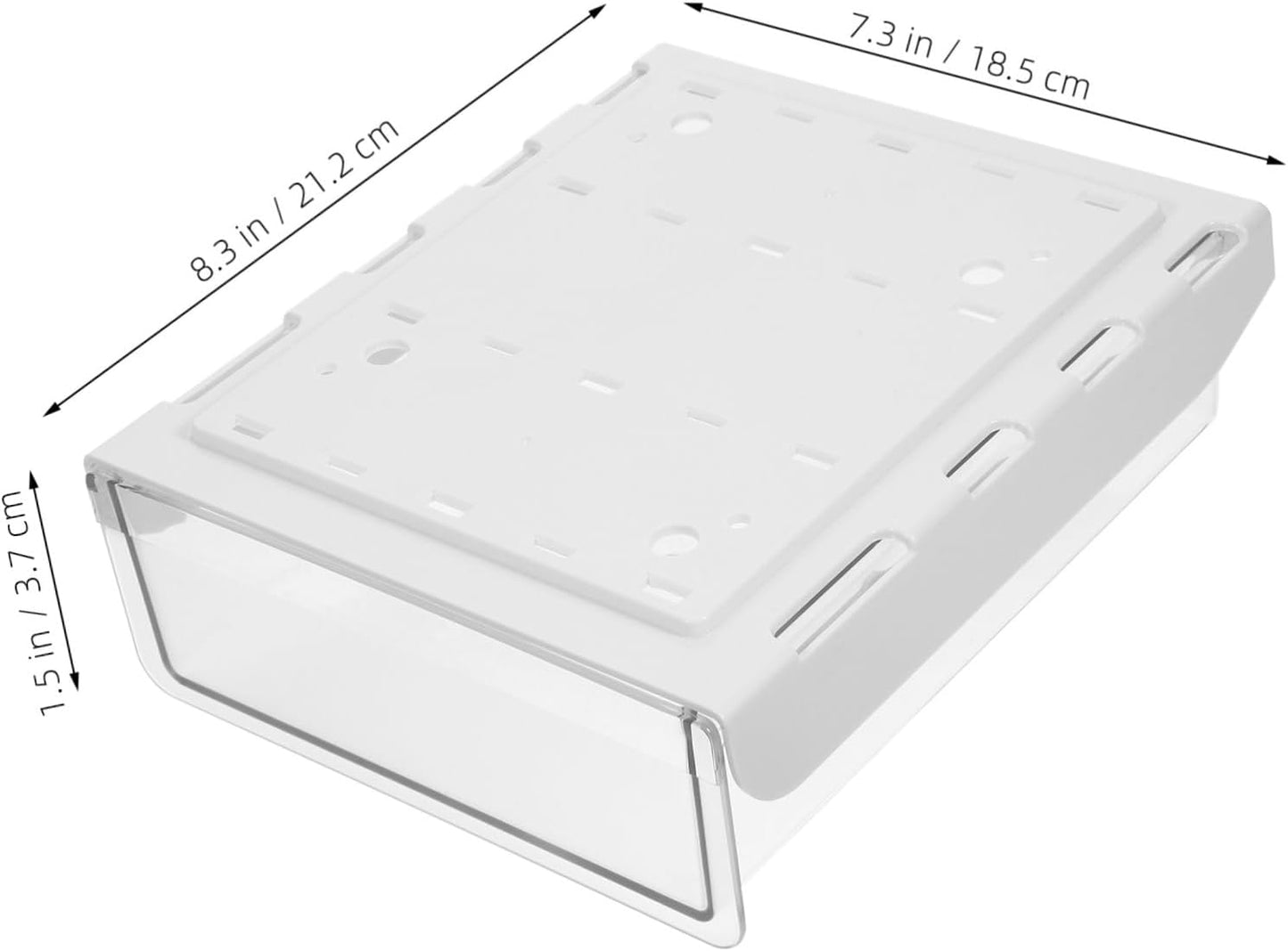 Under Desk Storage Box - Hidden Drawer - No Punching - Large Capacity - 1 Pack - Image 3