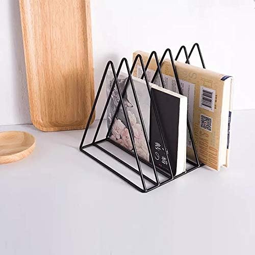Bookends - Metal Stand - Folder - Black 9-Grid - 1 Pack - Image 3