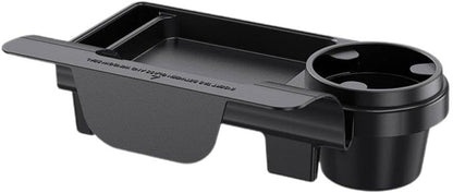 Car Key Box - Door and Window Pocket Accessory Organizer - with Cup Holder - Car Window Organizer - Key and Phone Organizer - Black - Image 4