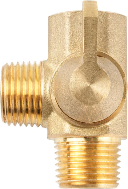 Brass 3-way bypass valve for boiler kits, 1/2" NPT connections - Image 2