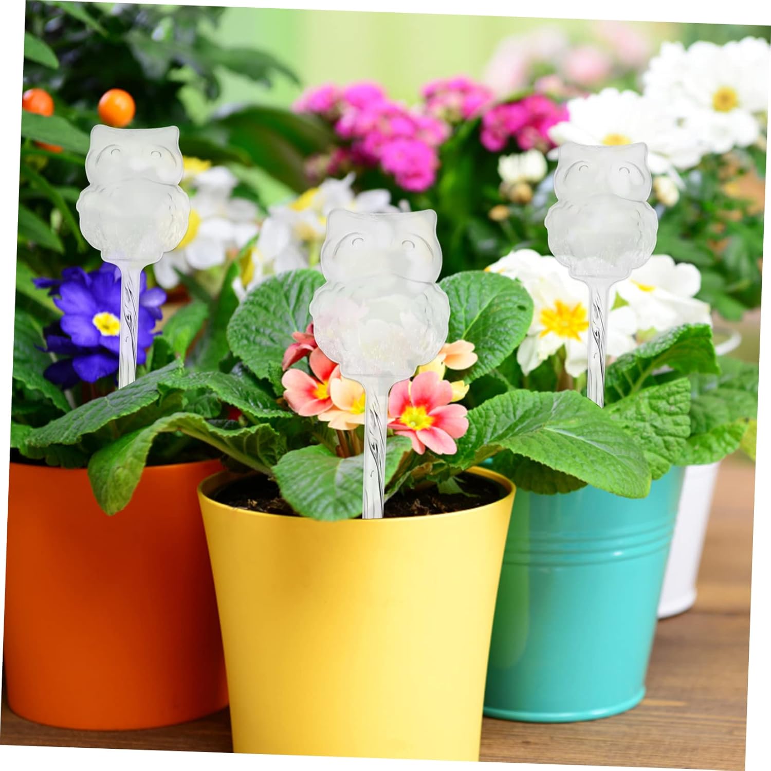 Automatic watering devices for indoor houseplants, live plants, watering spikes, glass watering balls, plastic flower pot, automatic watering devices for plants, travel PVC, The Lazy Flowers - Image 3