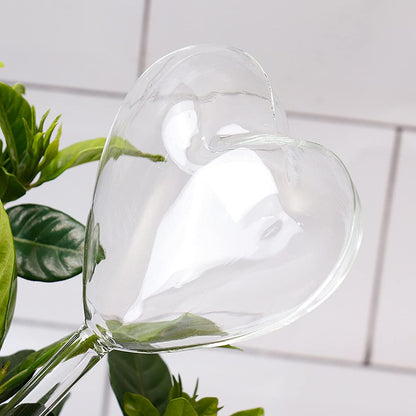 Self-watering plant watering balls, hand-blown glass plant watering balls, watering balls for indoor and outdoor plants, 2 hearts - Image 4