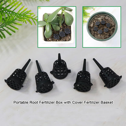50 pcs Fertilizer Basket with Lid, Fertilizer Box for Bonsai, Fertilizer Applicator, Makes Plant Care Easier and More Convenient - Image 3