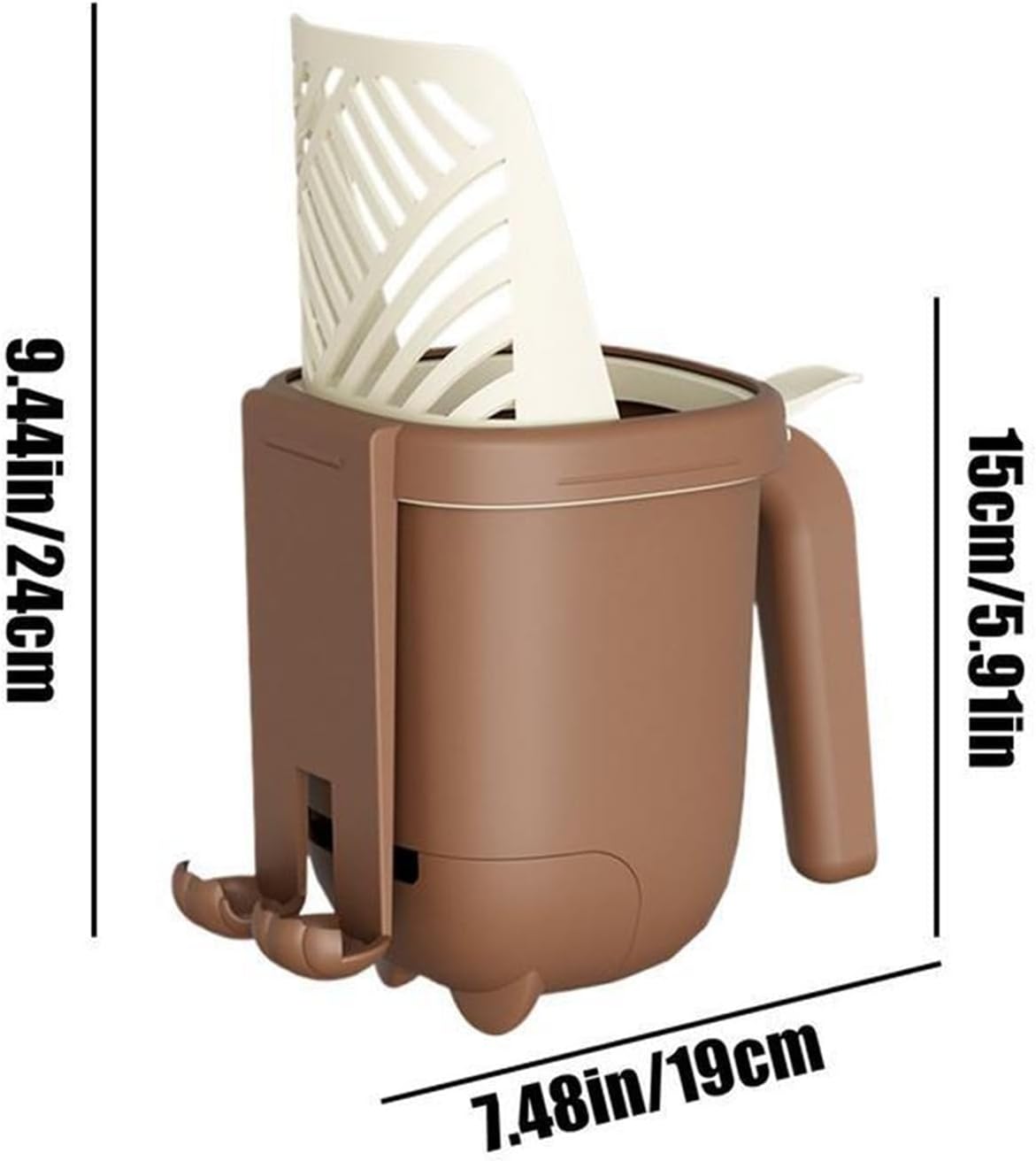 Cat Litter Scoop - Large Capacity - Cat Litter Scoop and Cat Poop Box 2-in-1 - Cleaning Tool - 1 Pack - Image 2