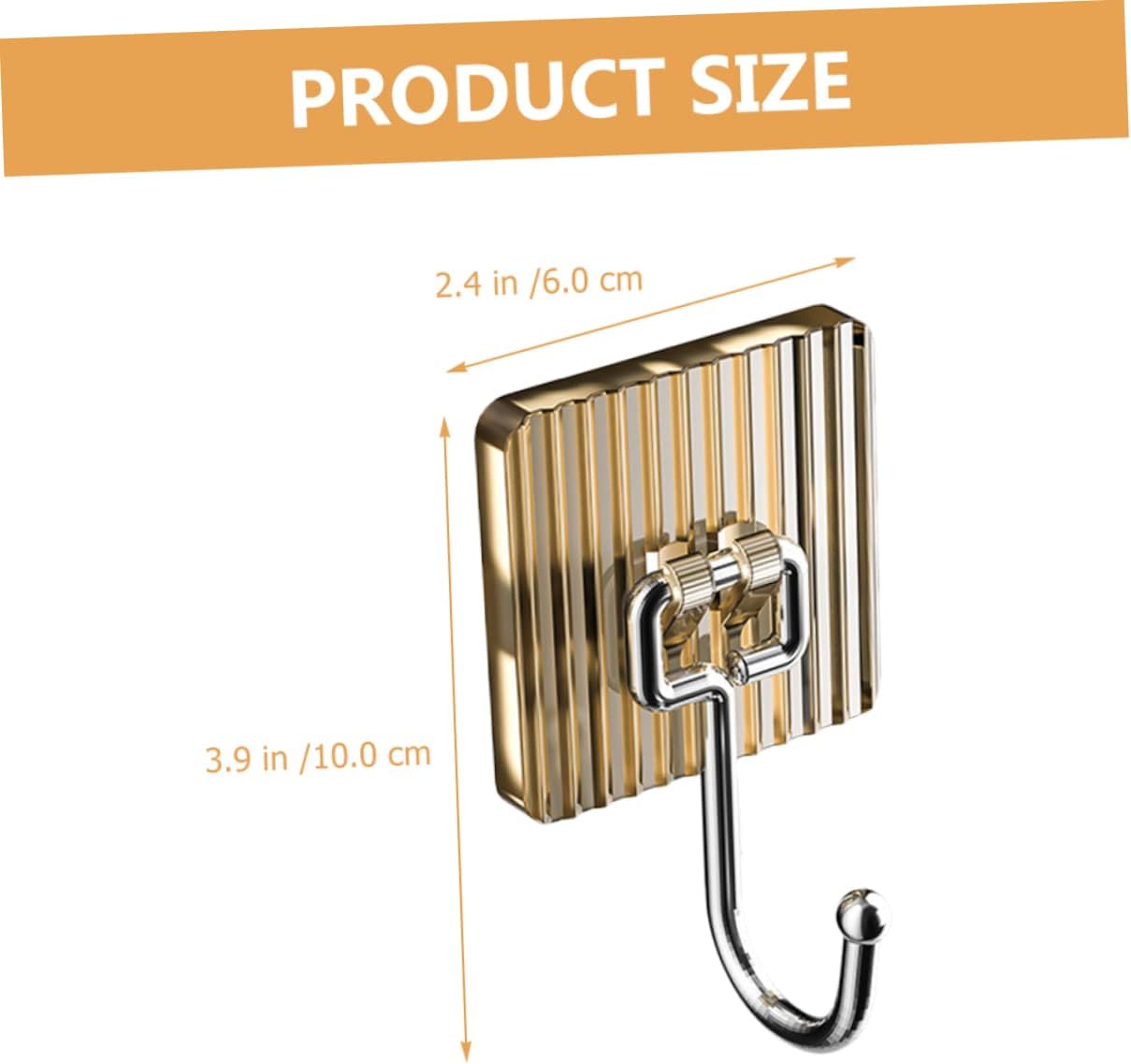 Self-adhesive Nail - nail-free kitchen and bathroom hooks - metal coat rack, wall coat hooks - decorative children's towel rack - self-adhesive wall hooks - four colors - Image 4
