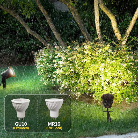 LED 5W Outdoor Spotlight Flag Lamp White Waterproof Landscape Spotlights Plug-in Christmas Spotlights for Garden House Tree Decoration Lighting - Image 2