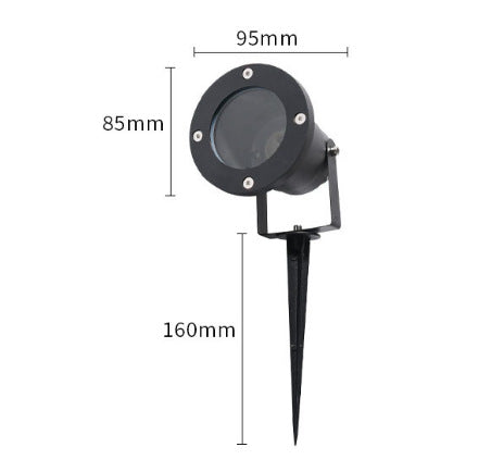 LED 5W Outdoor Spotlight Flag Lamp White Waterproof Landscape Spotlights Plug-in Christmas Spotlights for Garden House Tree Decoration Lighting - Image 3