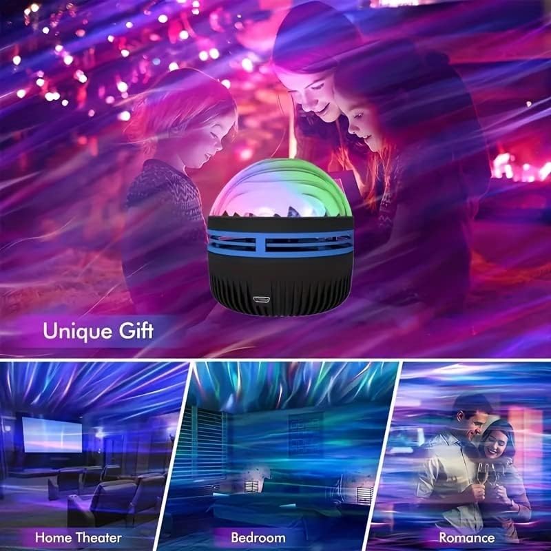 Aurora Lights Projector, Northern Lights Projector with Remote Control, Night Light Projector for Adults, for Game Room/Bedroom/Ceiling/Party - Image 2