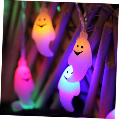 pc. LED Ghost String Light for Halloween Lights, USB Powered, Flashing Modes, Decorative Lighting for Home Parties and Events - Image 4
