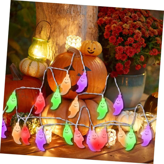 pc. LED Ghost String Light for Halloween Lights, USB Powered, Flashing Modes, Decorative Lighting for Home Parties and Events - Image 5