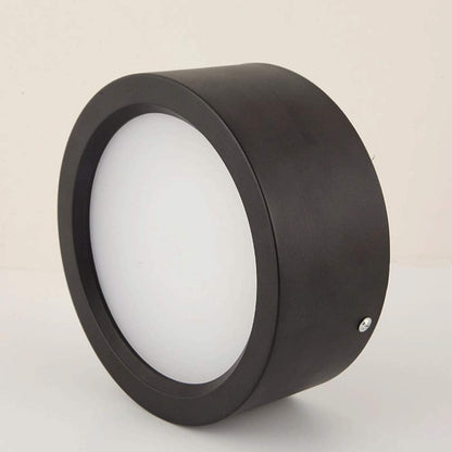 Recessed LED wall downlight with black aluminum lighting accessories and acrylic shade for ceiling lamps, professional, 6W, 4000K warm white light, IP42 waterproof, black, integrated - Image 2
