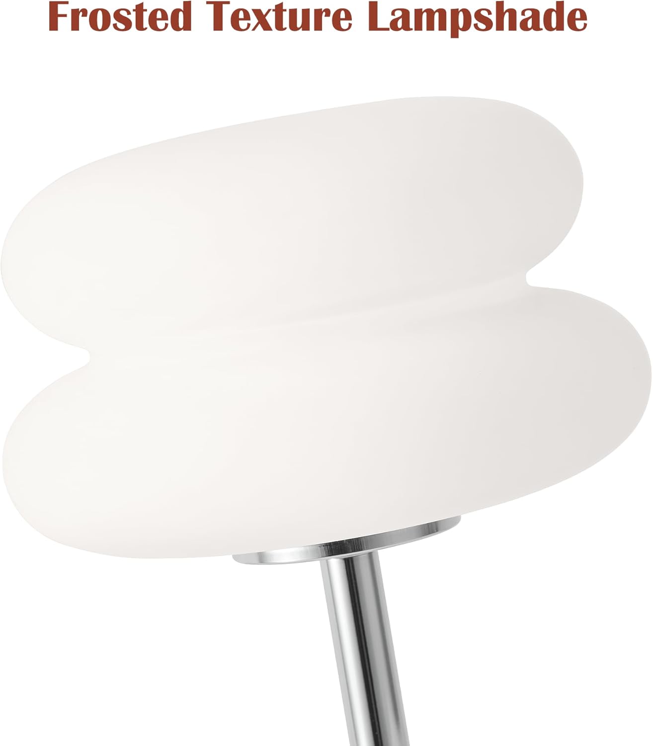 White mushroom lamp, mid-century modern bedside lamp, dimmable retro egg tart bedside lamps, atmospheric home lighting, cute bedroom and living room lamps (no glass) - Image 4