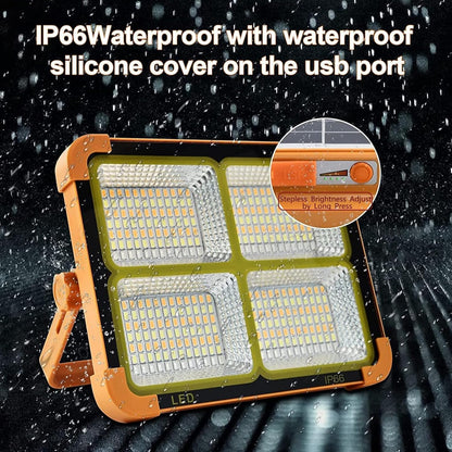 Solar Powered Outdoor Lamp - Portable - USB Rechargeable - Multifunctional - 1 Pack - Image 3