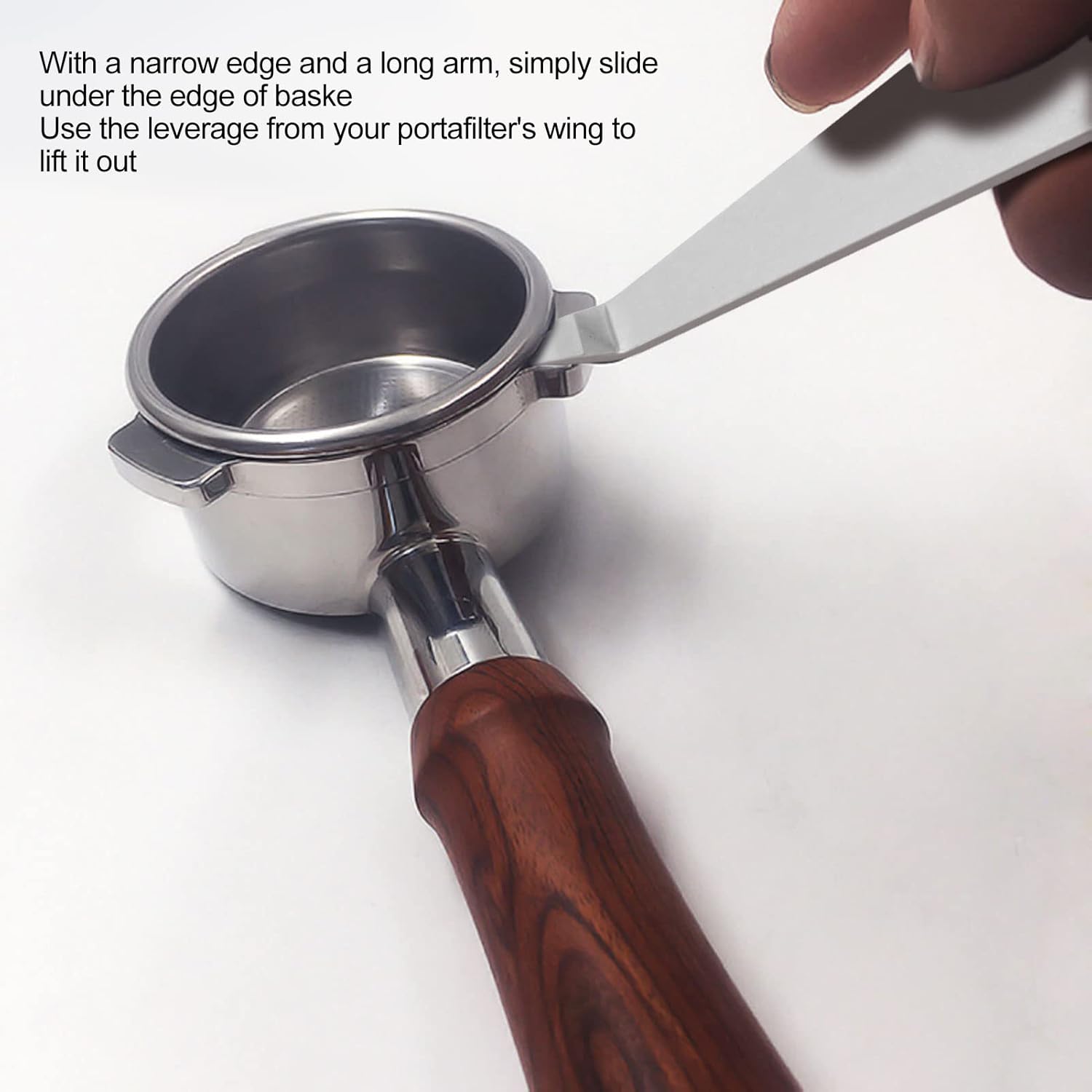 Coffee Portafilter Basket Remover Stainless Steel Powder Cup Disassembly Cleaning Pry Tool Coffee Machine Accessories - Image 5