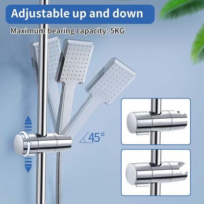 Shower Head Holder - Adjustable and Removable Bracket - For 19-25 mm Connection - Chrome Finish - Image 3