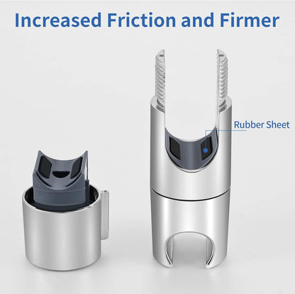 Shower Head Holder - Adjustable and Removable Bracket - For 19-25 mm Connection - Chrome Finish - Image 5