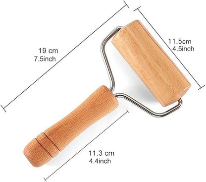 Beech Rolling Pin Double-Sided Wooden Flour Dumpling Wrapper Roller Rolling Pin Hand-Held Baking Tools / 117 - Image 5