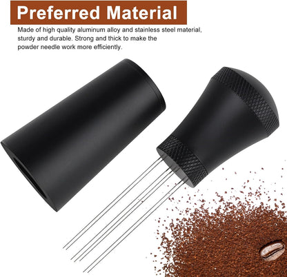 Csuntikulo WDT Tool, improved WDT Tool Espresso needle with 7 fine needles, coffee tamper espresso needle, coffee accessories, espresso coffee mixer, espresso coffee mixer for barista - Image 2