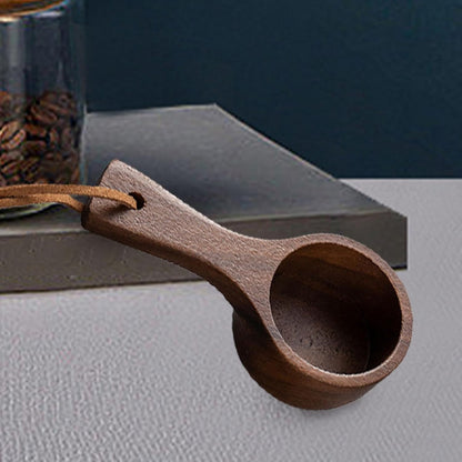 Wooden Coffee Measure Cup - Coffee Measuring Cup, Wooden Coffee Tools, Wooden Coffee Measure Cup | Natural Wooden Coffee Measure Cup, Luxury Spoon Tool with Long Handle, AC - Image 3