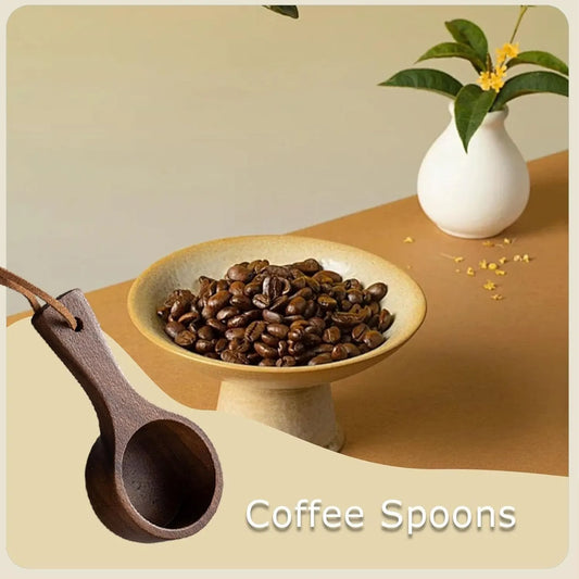 Wooden Coffee Measure Cup - Coffee Measuring Cup, Wooden Coffee Tools, Wooden Coffee Measure Cup | Natural Wooden Coffee Measure Cup, Luxury Spoon Tool with Long Handle, AC - Image 5