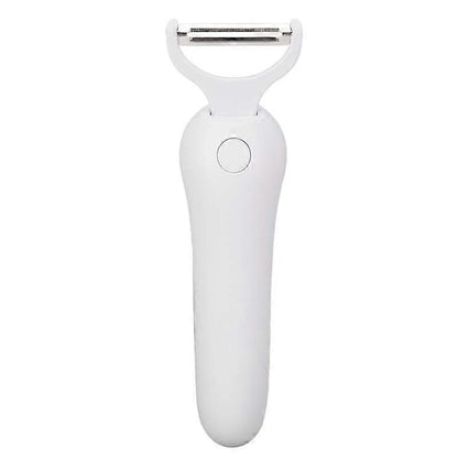 Electric Peeler, Portable USB Rechargeable Fruit and Vegetable Peeler with 3 Cutting Heads, Home Kitchen Tool - Image 4