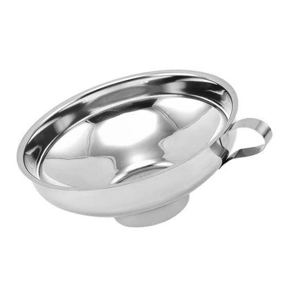Kitchen Funnel - Stainless Steel with Wide Mouth - For Liquids and Food - Image 2