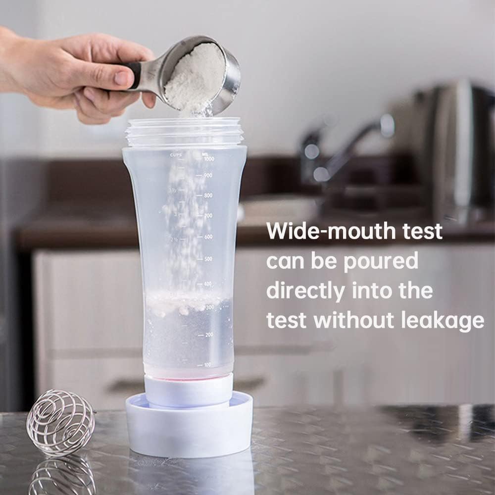 Squeeze bottle for batter - pancakes and waffles - with mixing ball - Image 3