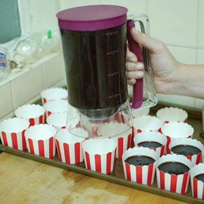 Dough Dispenser - For Filling and Decorating - Pancakes and Donuts - With Measuring Cup - Image 4