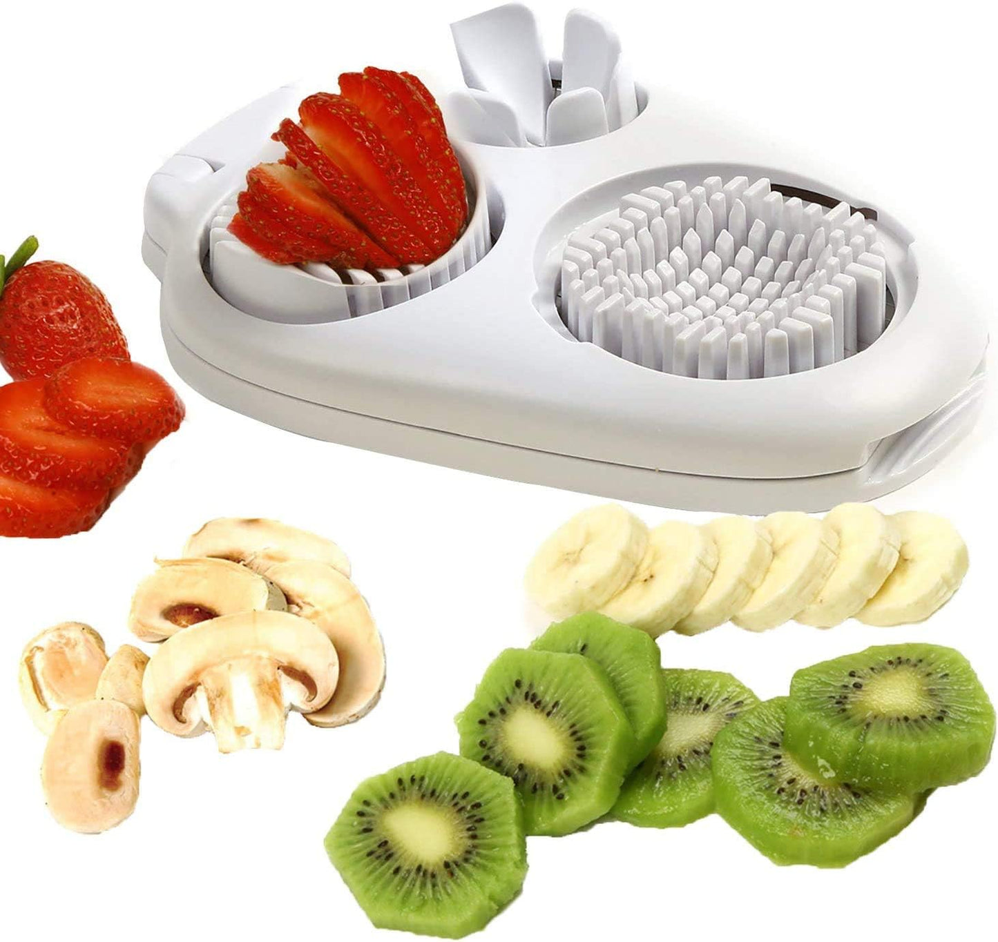 Egg Slicer - 3-in-1 Stainless Steel Slicer - For Eggs and Mushrooms - Precision Cutting Tool - Kitchen Aid - Image 4