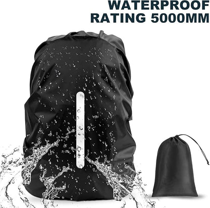 Backpack Cover - Waterproof and Reflective Protection - For Cycling and Hiking - 35 Liters - Image 3