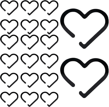 Glass Charm - Glass Accessories 20 Pieces - Accessories Heart Shaped Acrylic Decorations For Women Men Drinks Parties