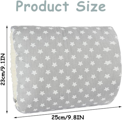 Nursing Pillow - For Breast and Bottle Feeding - Adjustable Height - Suitable for Crib and Bed - Washable Cover - 100% Cotton - Universal Size - Image 2