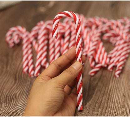 Christmas Decorations - 32 Pieces of Christmas Candy Canes - Red Christmas Hangers - Approx. 15 cm - For Christmas Tree and Interior - Image 4