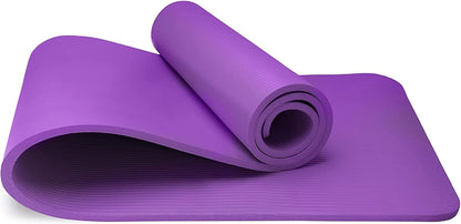 Yoga Mat - Unisex - Non-slip Thick Foam Fitness Exercise Mat - With Portable Strap - Lightweight Home Fitness Equipment - Suitable for Yoga, Pilates, Stretching, Gymnastics Training and Camping - Image 2