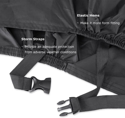 Bicycle cover - Waterproof bicycle cover - Dust, rain and UV protection - Suitable for 2 bicycles - Suitable for mountain bikes/racing bikes - Image 3