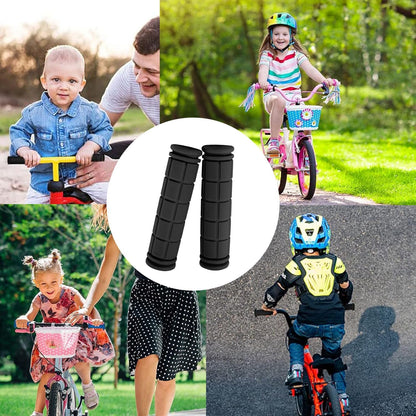 Bicycle handlebar covers - Soft rubber - Anti-slip - Black Bicycle handlebar - Universal handlebar covers - Suitable for bicycles - 2 pairs - Image 4