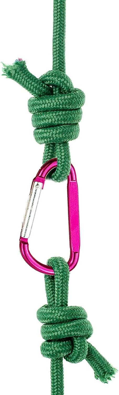 Carabiner - D-ring clip hook - Durable keychain - Camping accessory - Suitable for outdoor fishing, hiking, backpacking - 10 pieces - Image 4