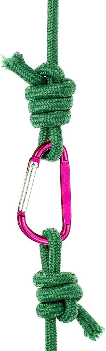 Carabiner - D-ring clip hook - Durable keychain - Camping accessory - Suitable for outdoor fishing, hiking, backpacking - 10 pieces - Image 4