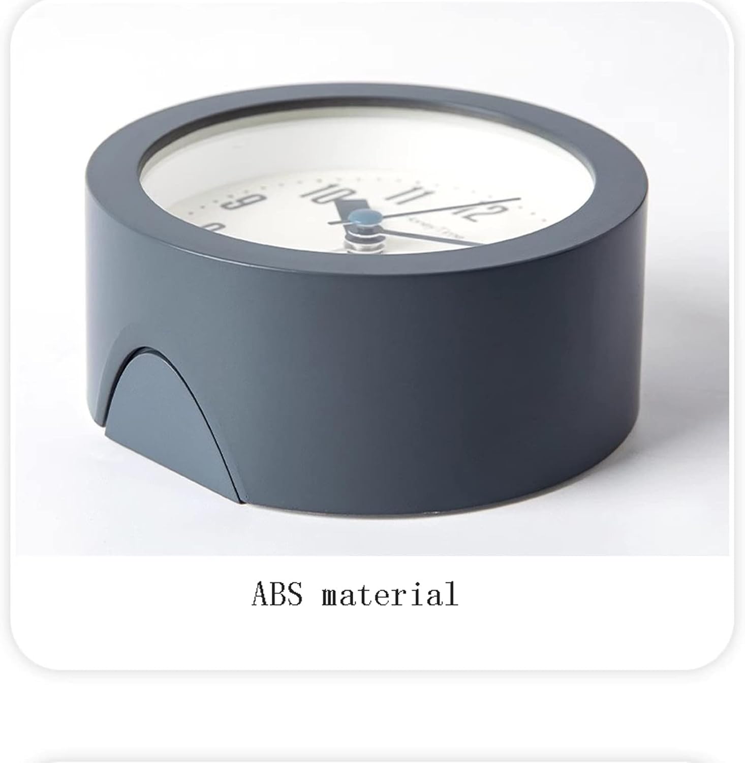 Alarm clock - Children's alarm clock - Round silent analogue alarm clock without ticking - Wake up gently - Increasing volume - Battery operated - Snooze and light function - Easy to set desk alarm clock - Image 3