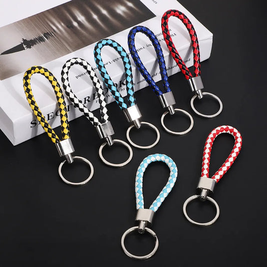 Keychain - Replacement Wristband with Lanyard - Decorative Zinc Alloy Keychain - Decorative Keychain with Random Colors - 8 Pieces