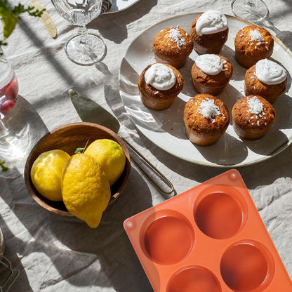 Muffin Tin - Yorkshire Pudding Pan with 6 Cavities - Silicone Cupcake Molds for Baking - Silicone Muffin Molds, Non-Stick Muffin Molds, Cookie Jelly Molds - Pack of 2 - Image 2