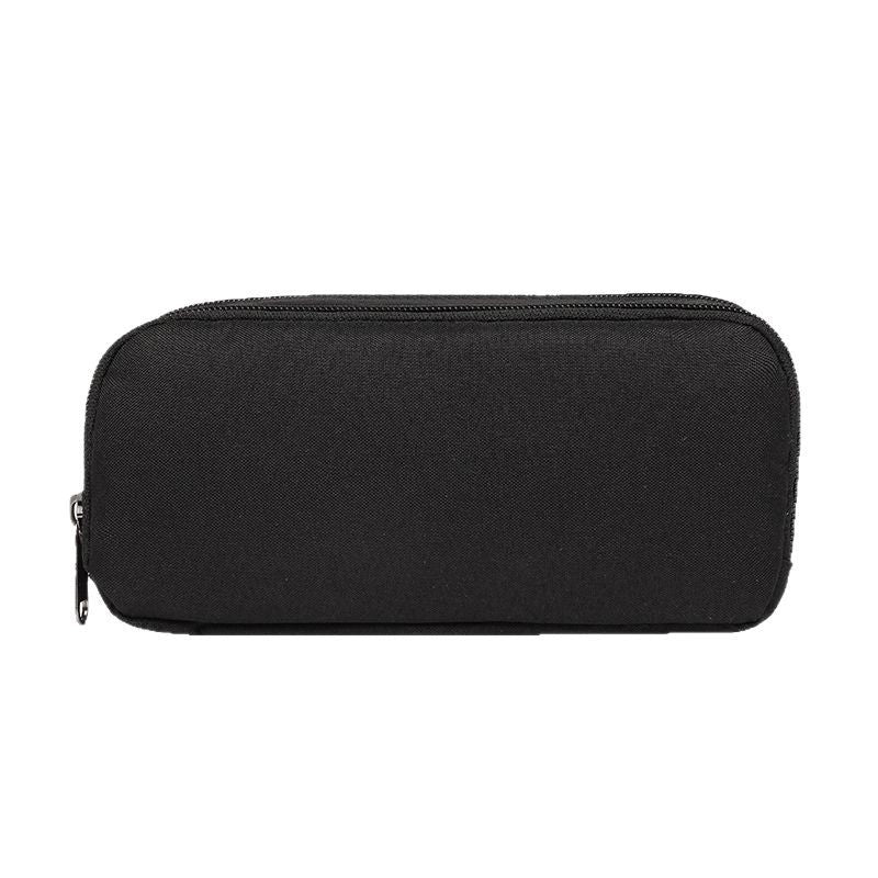 Pencil Case - Stationery Pencil Case - Large Capacity Zipper Pocket - Large Capacity Storage Pencil Case - Suitable for School, University, Office Supplies - 1 Piece - Black - Image 3