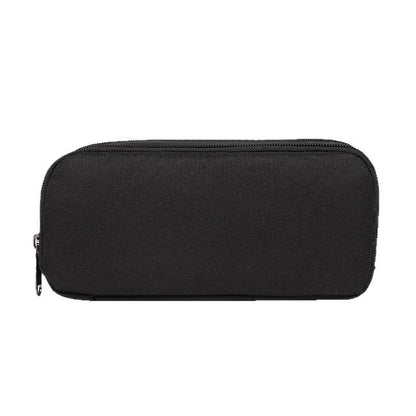 Pencil Case - Stationery Pencil Case - Large Capacity Zipper Pocket - Large Capacity Storage Pencil Case - Suitable for School, University, Office Supplies - 1 Piece - Black - Image 3