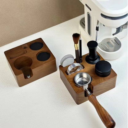 Coffee Tamper - Handle Support - Adjustable Multifunctional Solid Wood Tamper Base - 51/54 mm - Image 4