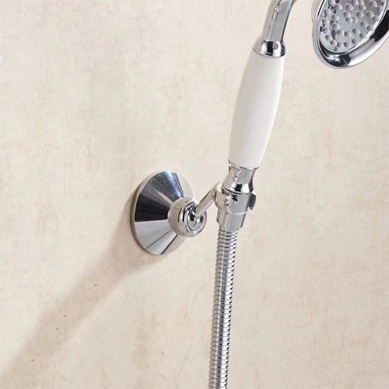 Shower Head Bracket - Adjustable Bracket - Bathroom Chrome Wall Mount - 22mm - Image 3